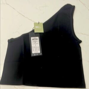 Only brand one shoulder crop top. Small NWT